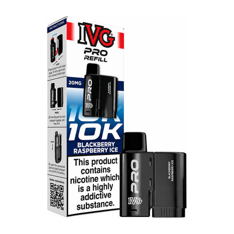 Blackberry Raspberry Ice IVG Pro 12 Refill Pack