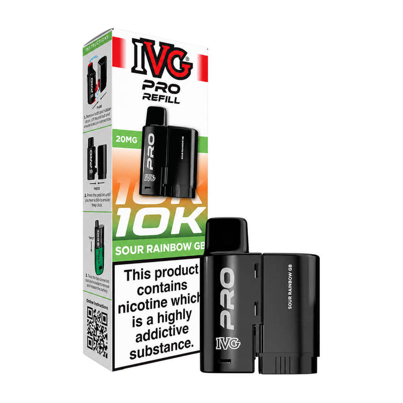 Sour Rainbow GB IVG Pro 12 Refill Pack