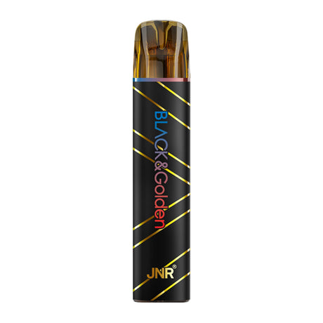 JNR Black & Golden Disposable Vape Blueberry Sour Raspberry