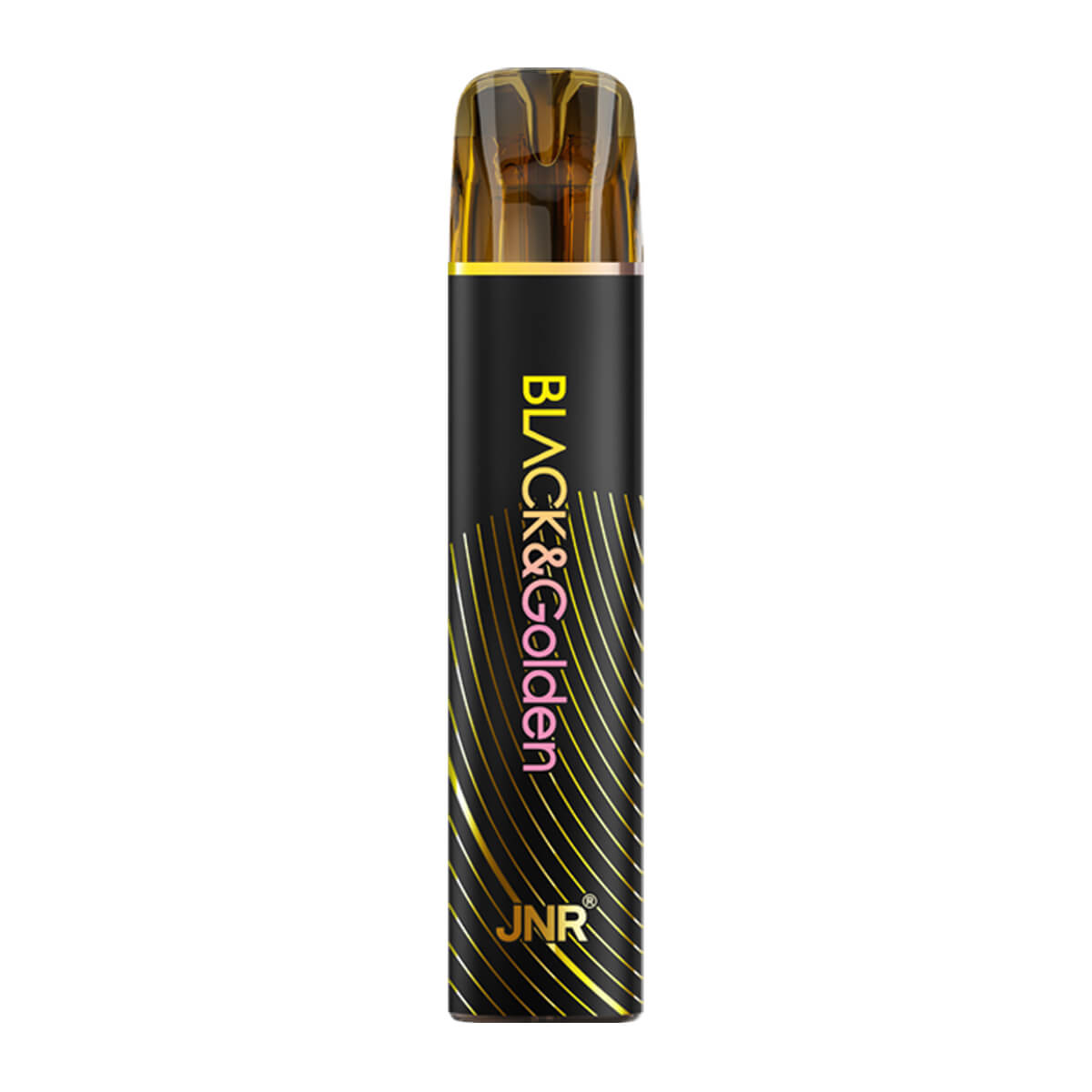 JNR Black & Golden Disposable Vape Peach Mango