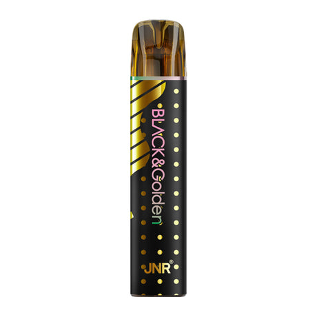 JNR Black & Golden Disposable Vape Strawberry Kiwi