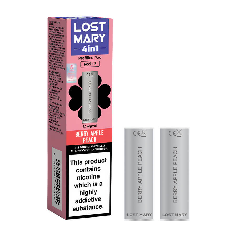 Lost Mary 4-in-1 Prefilled Pods - Berry Apple Peach
