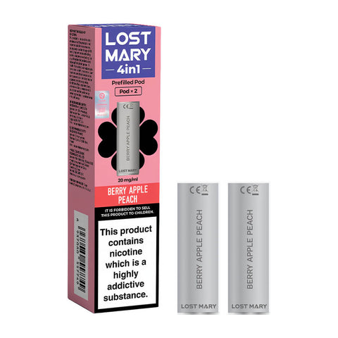 Lost Mary 4-in-1 Prefilled Pods - Berry Apple Peach