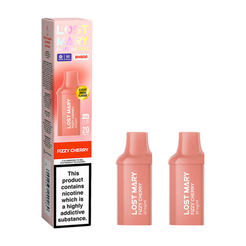 Fizzy Cherry BM600 Prefilled Pods by Lost Mary