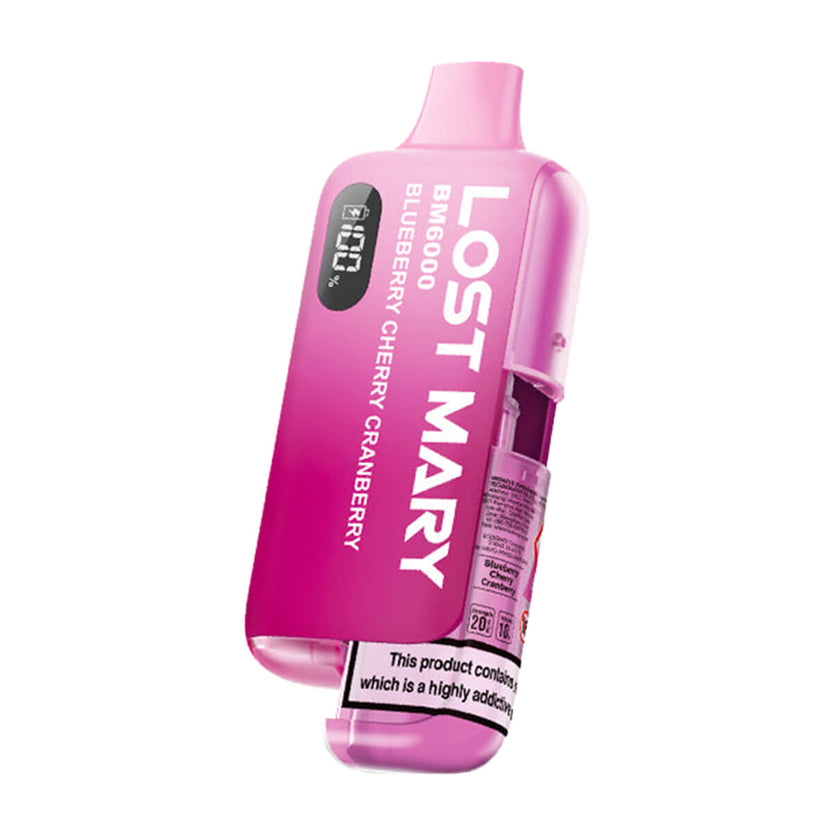 Lost Mary BM6000 Pod Vape Kit - Blueberry Cherry Cranberry