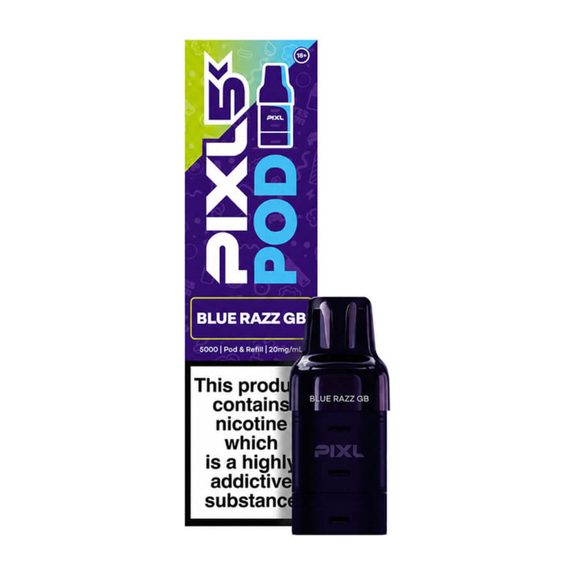 Blue Razz GB Pixl 5K Refill Pods