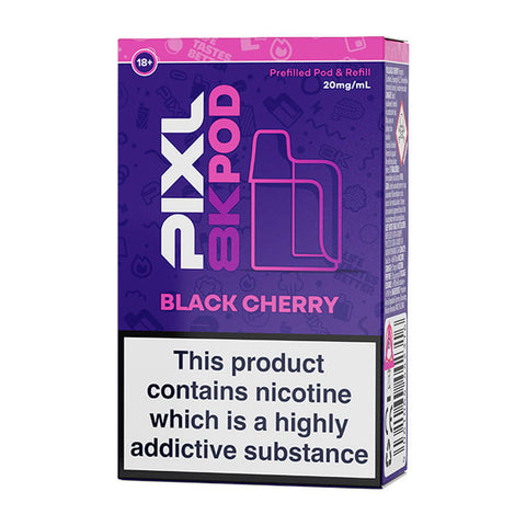 Black Cherry Pixl 8000 Prefilled Pod + Refill