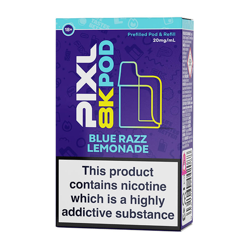 Blue Razz Lemonade Pixl 8000 Prefilled Pod + Refill