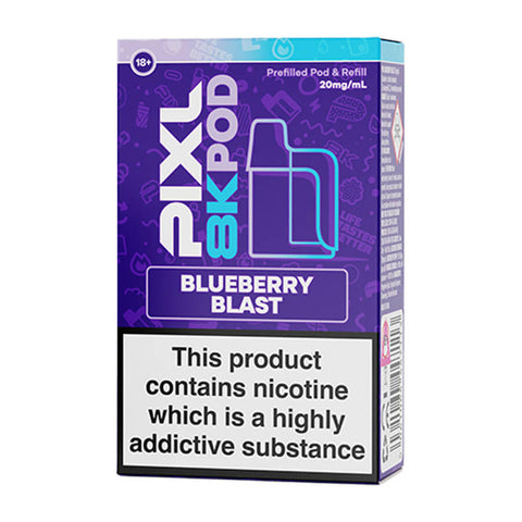 Blueberry Blast Pixl 8000 Prefilled Pod + Refill