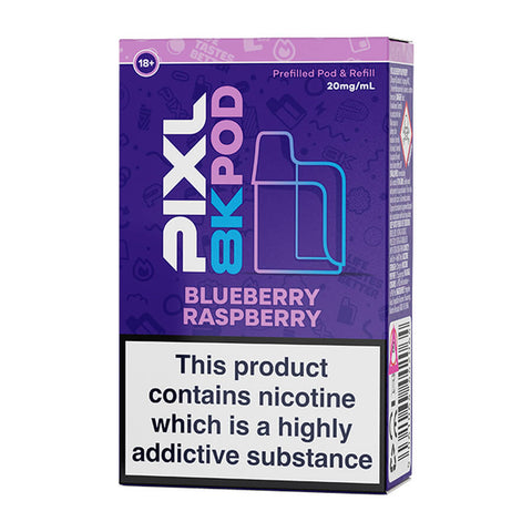 Blueberry Raspberry Pixl 8000 Prefilled Pod + Refill