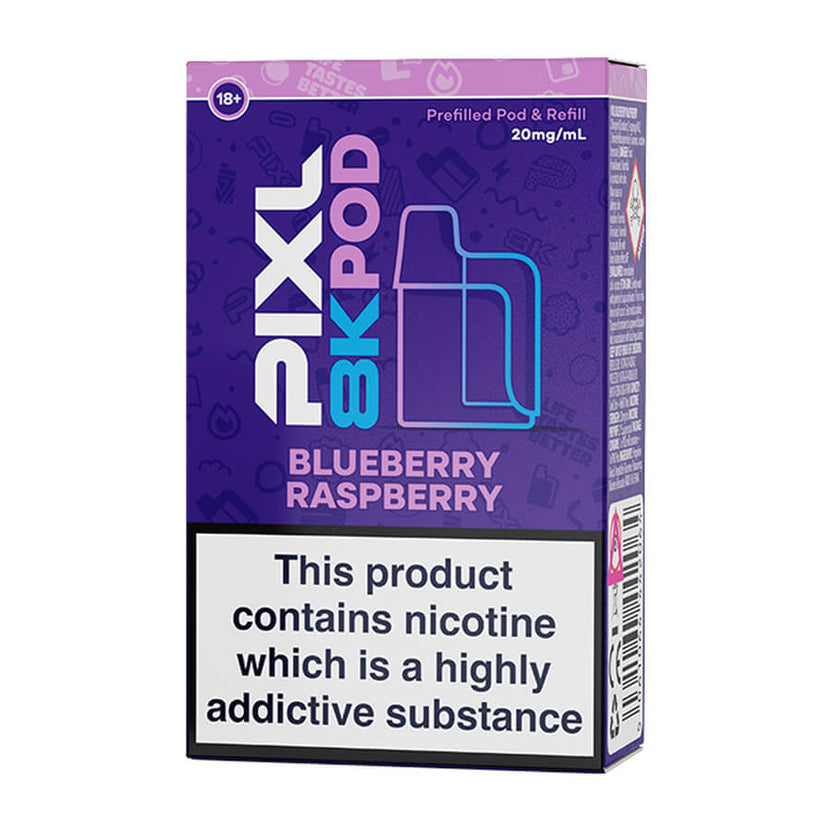 Blueberry Raspberry Pixl 8000 Prefilled Pod + Refill