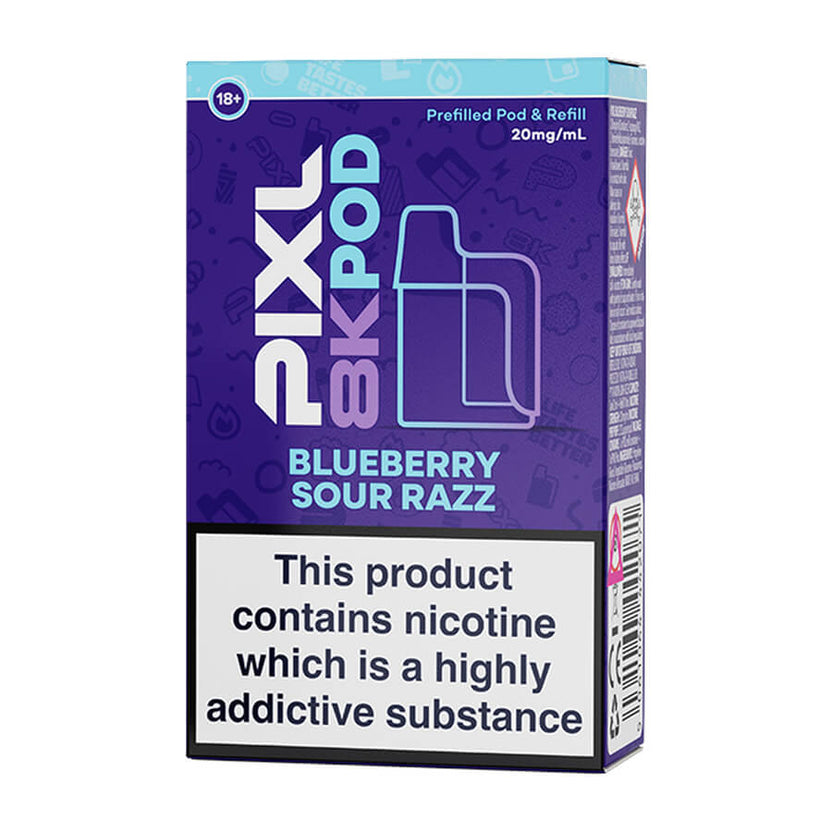 Blueberry Sour Razz Pixl 8000 Prefilled Pod + Refill