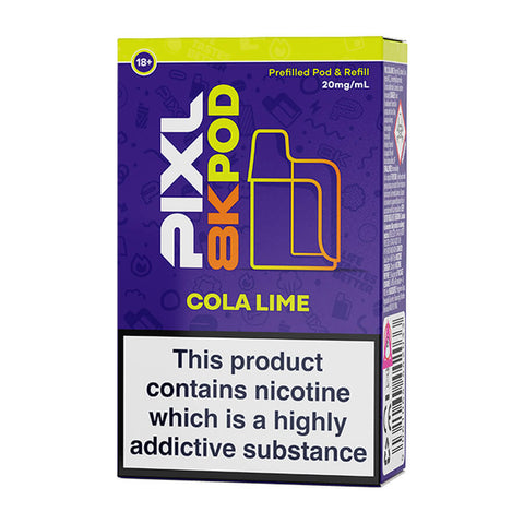 Cola Lime Pixl 8000 Prefilled Pod + Refill