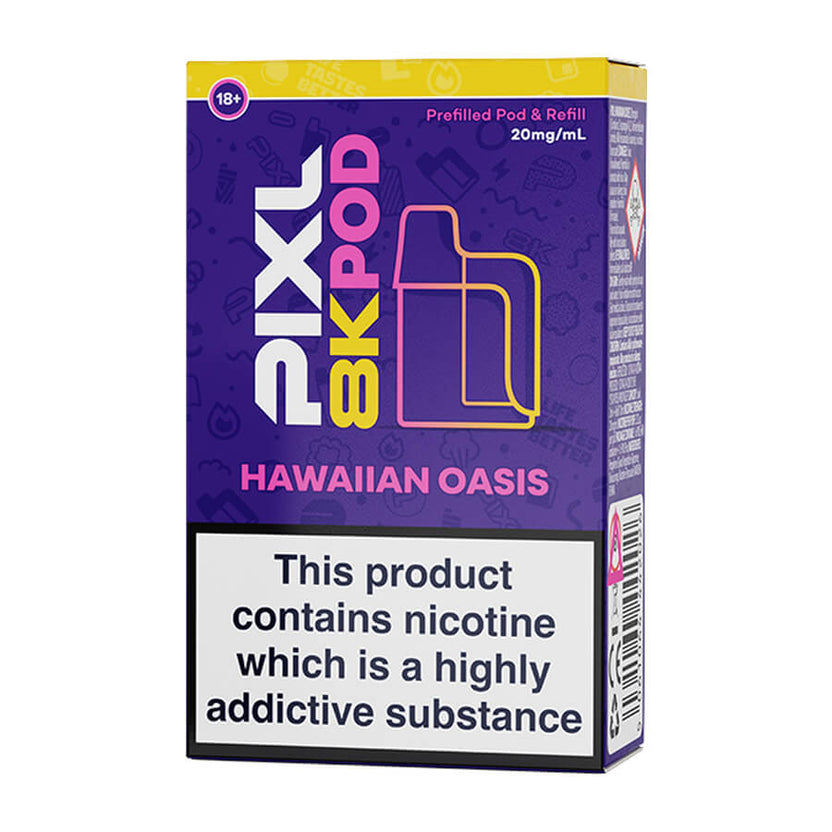 Hawaiian Oasis Pixl 8000 Prefilled Pod + Refill
