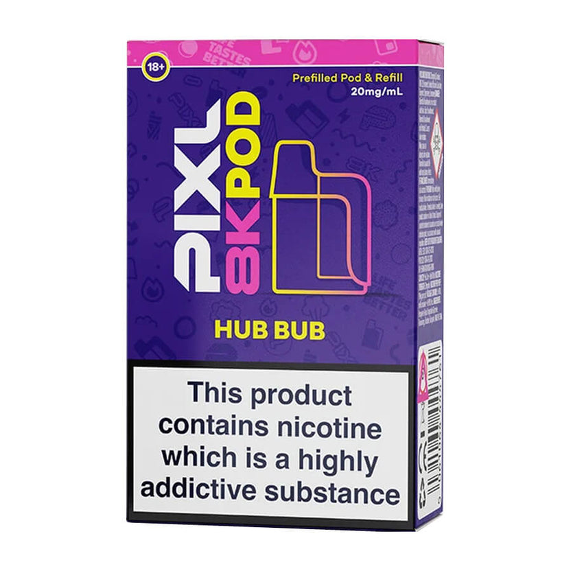Hub Bub Pixl 8000 Prefilled Pod + Refill