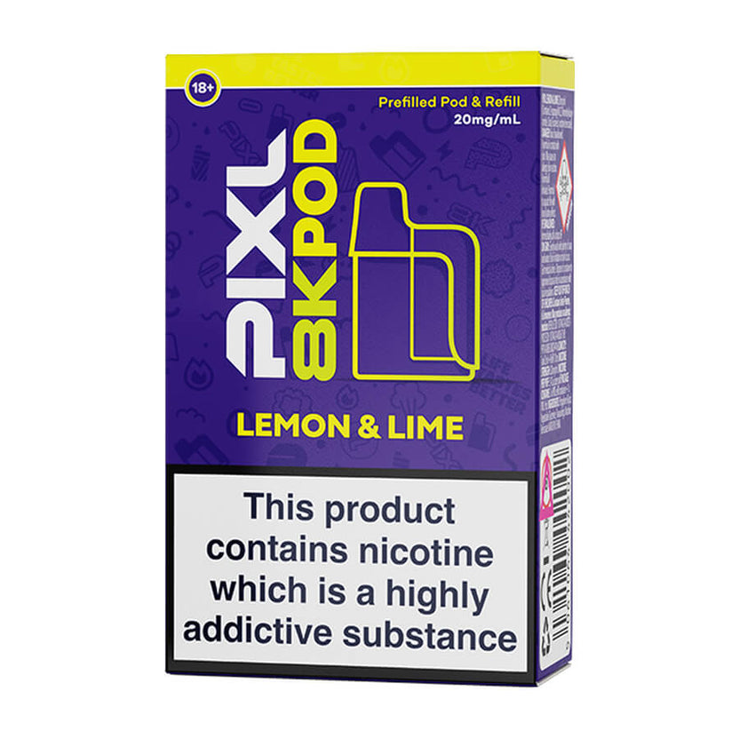 Lemon & Lime Pixl 8000 Prefilled Pod + Refill