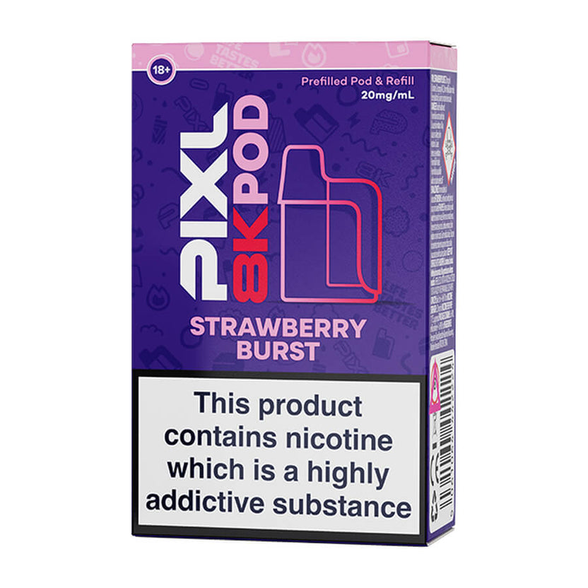 Strawberry Burst Pixl 8000 Prefilled Pod + Refill