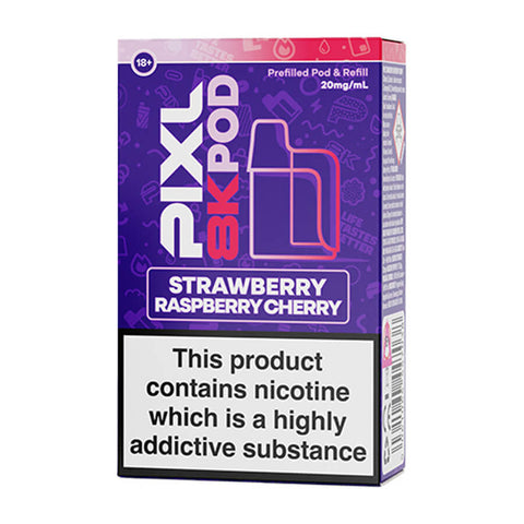 Strawberry Raspberry Cherry Pixl 8000 Prefilled Pod + Refill