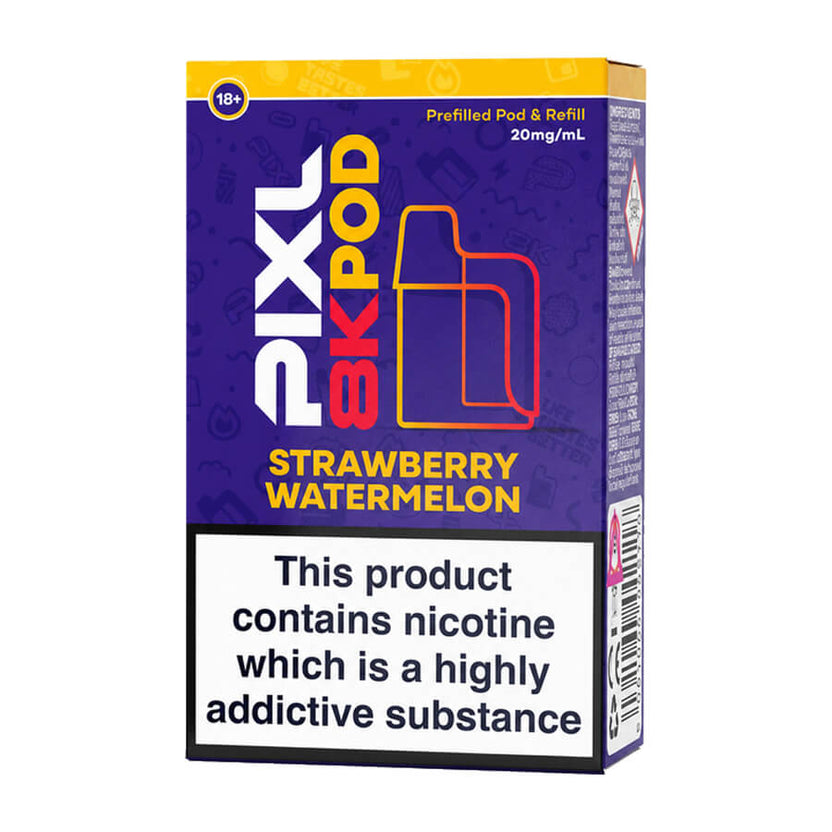 Strawberry Watermelon Pixl 8000 Prefilled Pod + Refill