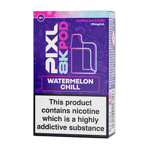 Watermelon Chill Pixl 8000 Prefilled Pod + Refill