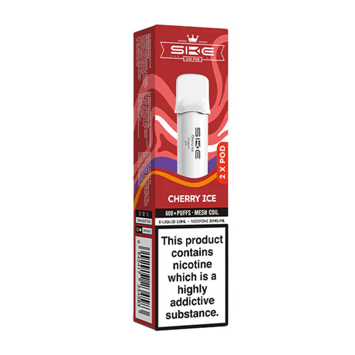 SKE Crystal Bar 600 Pro Prefilled Pods