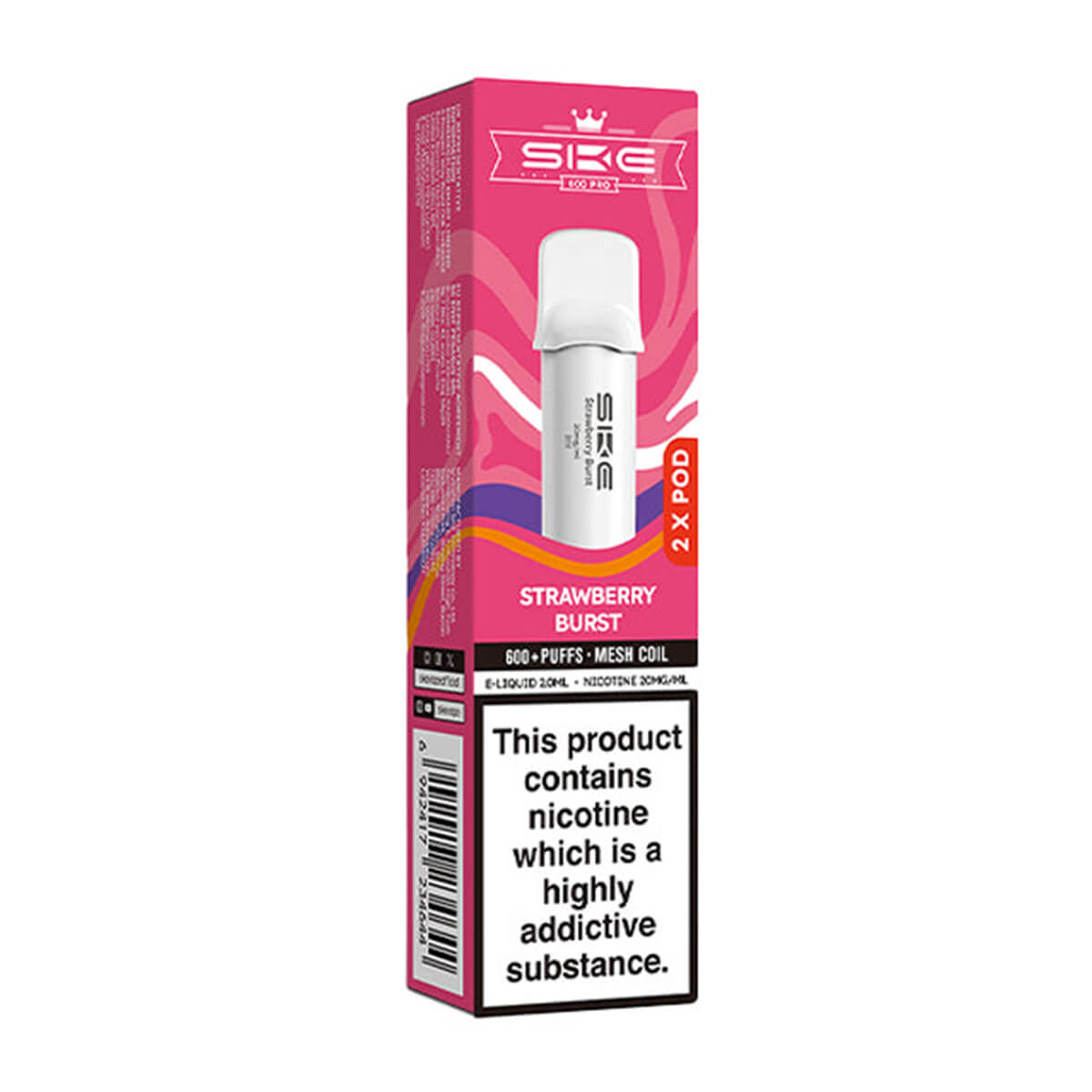 SKE Crystal Bar 600 Pro Prefilled Pods