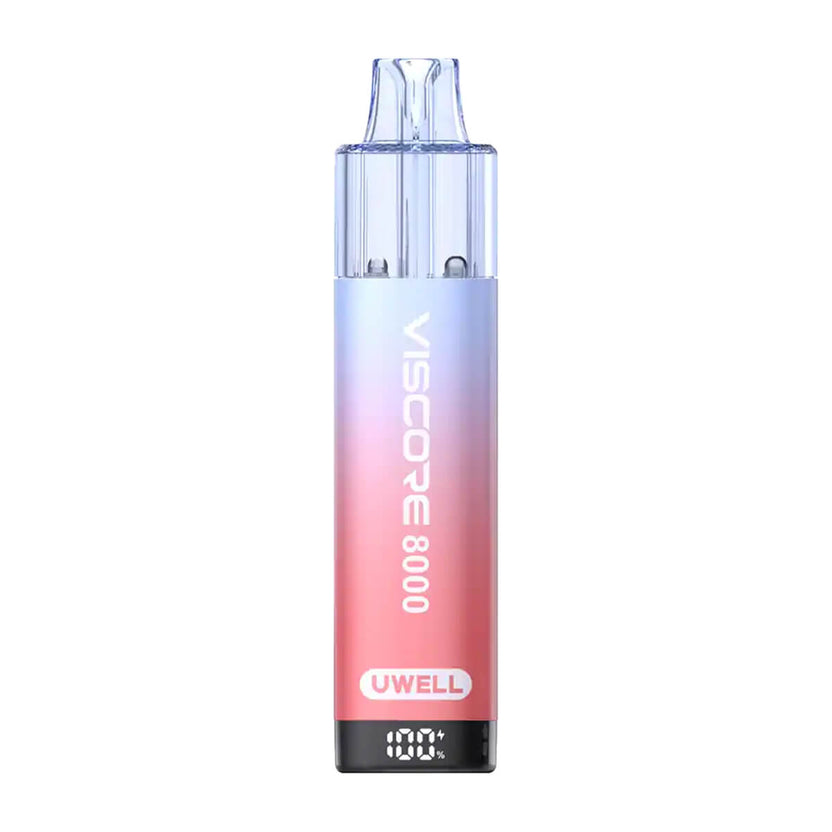 Uwell Viscore 8000 Vape Kit - Milky Strawberry