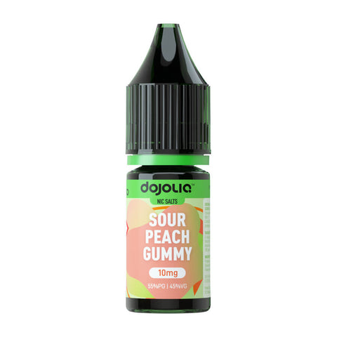 Sour Peach Gummy DoJoLiq Nic Salt E-Liquid by Vaporesso