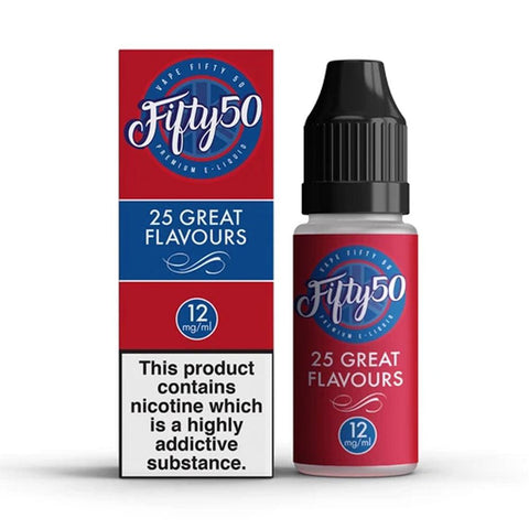 Cherry Menthol 10ml E-Liquid by Fifty 50