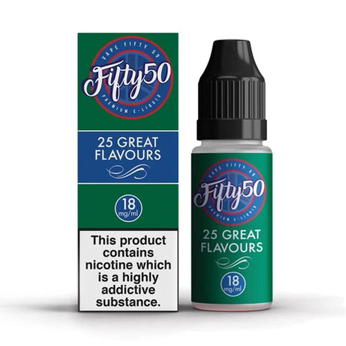Tobacco Nic Salt 10ml E-Liquid by Fifty 50