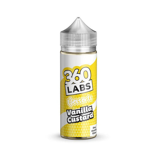 Vanilla Custard 100ml Shortfill E-Liquid by 360 Lab