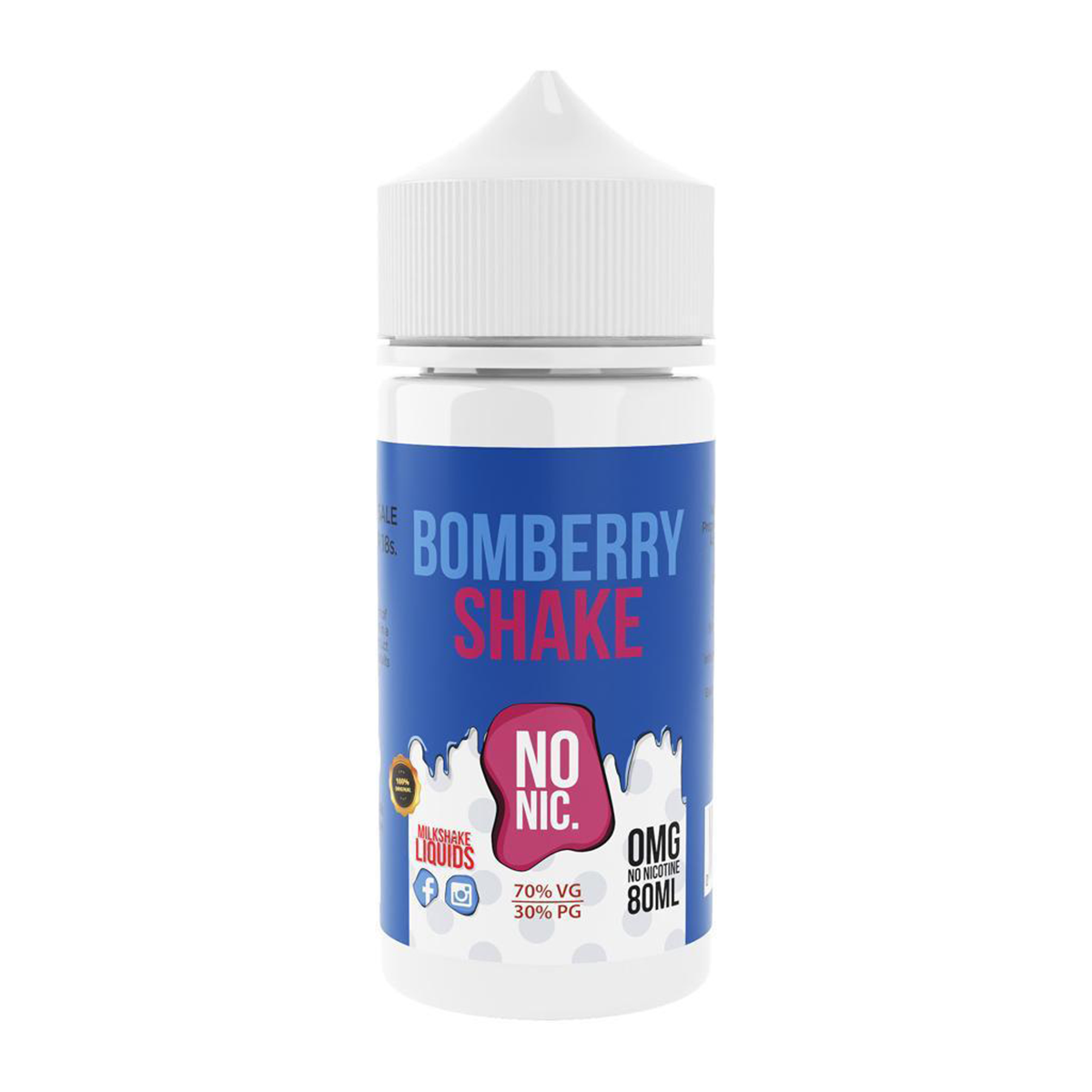 Bomberry Shake 100ml Shortfill E-Liquid By Milkshake