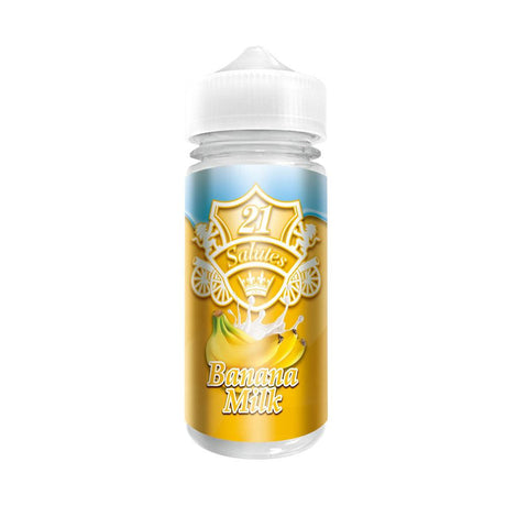 Banana Milk 100ml E-Liquid by 21 Salutes