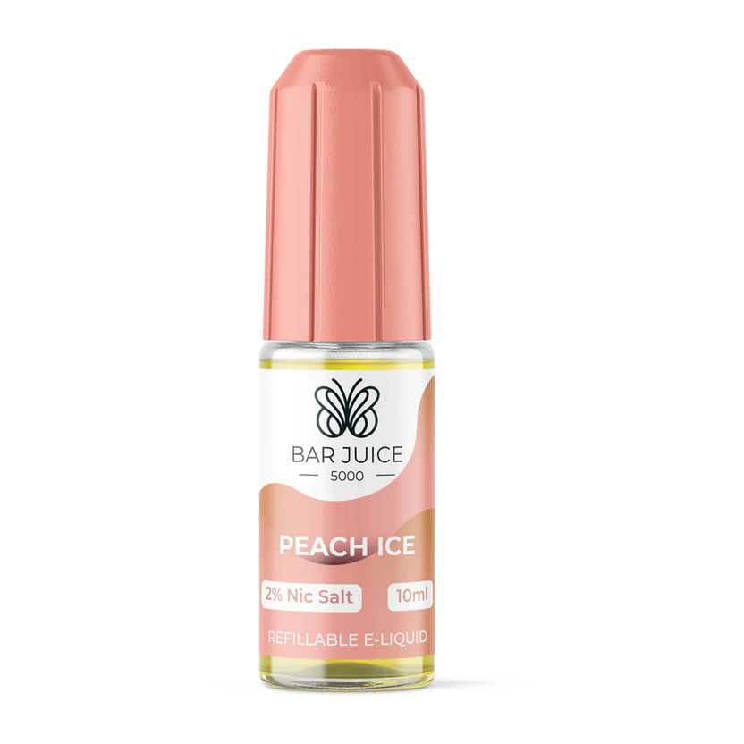 Bar Juice 5000 10ml Nic Salt E-Liquid Peach Ice