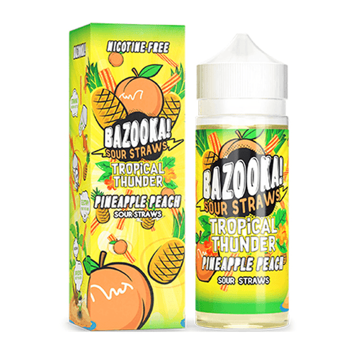 Pineapple Peach Sours 100ml Shortfill E-Liquid By Bazooka