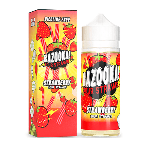 Strawberry Sours 100ml Shortfill E-Liquid By Bazooka