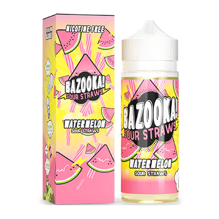 Watermelon Sours 100ml Shortfill E-Liquid By Bazooka