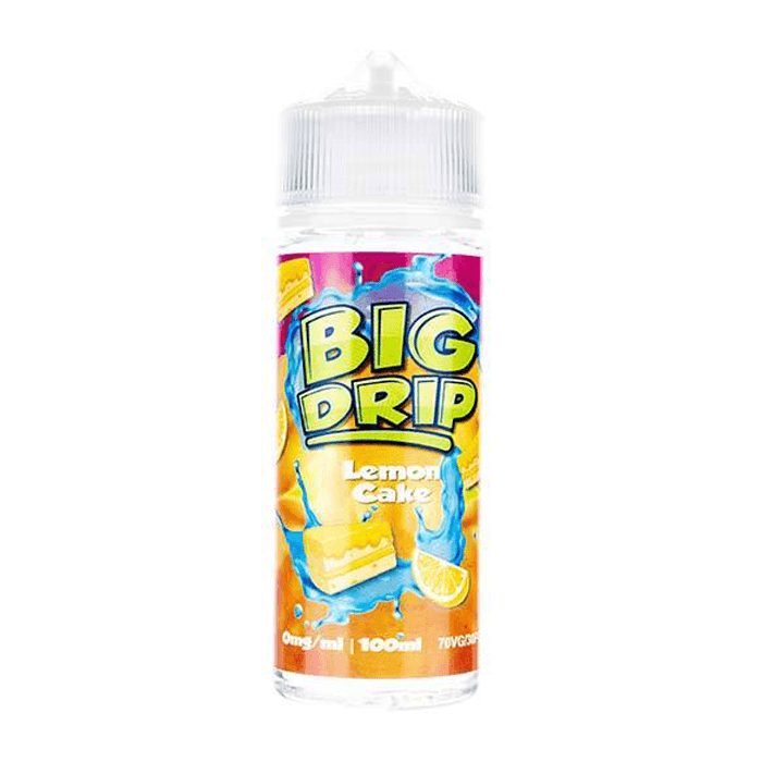 Lemon Cake 100ml Shortfill E-Liquid By Big Drip