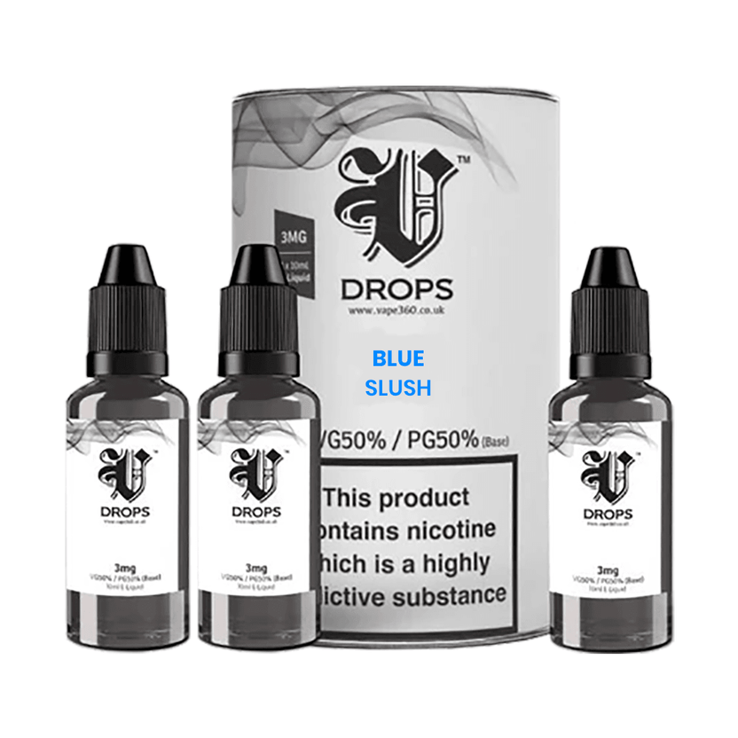 Blue Slush 3xE-Liquid by V Drops - White Range