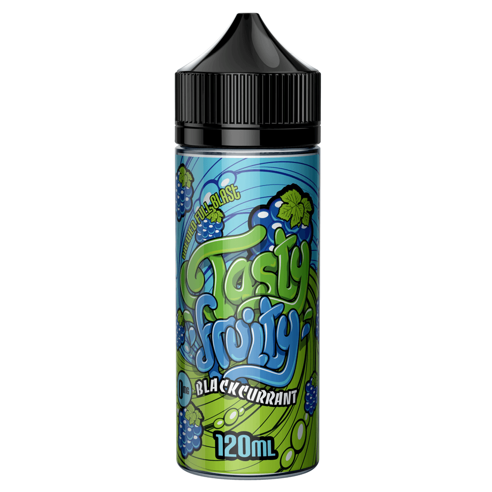 Blackcurrant 100ml shortfill E liquid by Tasty Fruity