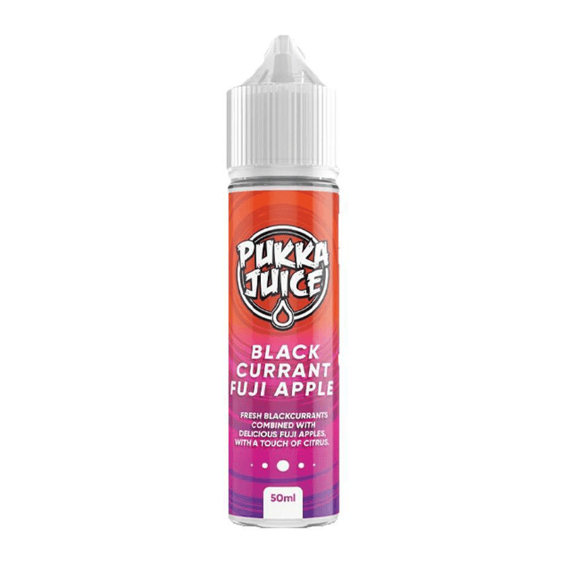 Blackcurrant Fuji Apple 50ml Shortfill E Liquid By Pukka Juice