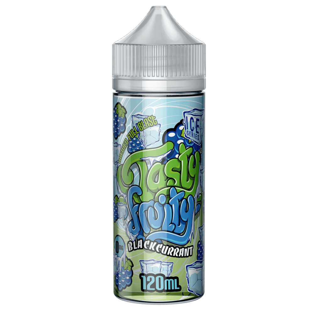 Blackcurrant On Ice 100ml shortfill E liquid by Tasty Fruity