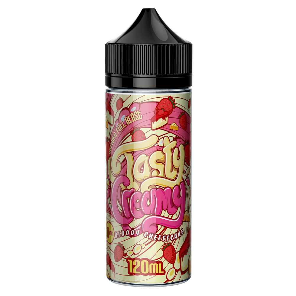 Bloody Cheesecake 100ml shortfill E liquid by Tasty Fruity