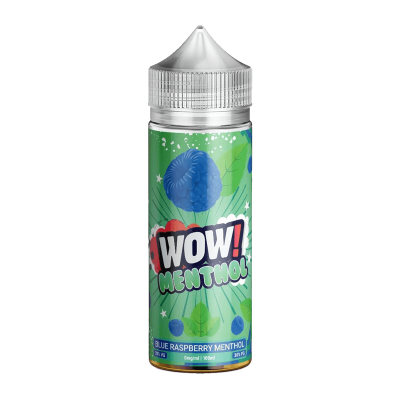 Blue Raspberry (Menthol) 100ml Shortfill E-Liquid by Wow