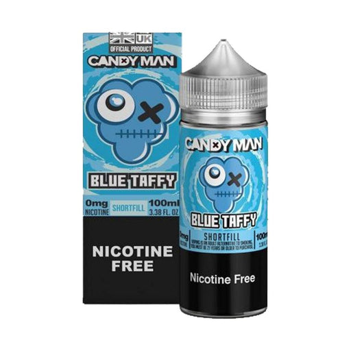 Blue Taffy 100ml E-Liquid by Candy Man Keep it 100