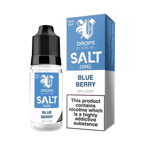 Blueberry Nic Salt E-Liquid by V Drops - White Range