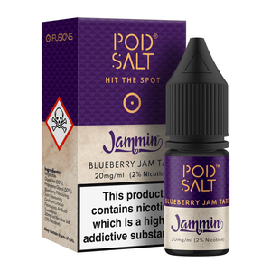 Blueberry Jam Tart Nicotine Salt E-Liquid by Fusion Pod Salt