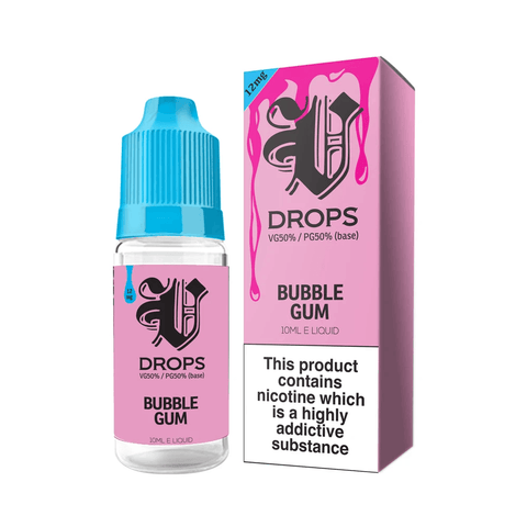 Bubblegum E-Liquid V Drops - Rainbow Range