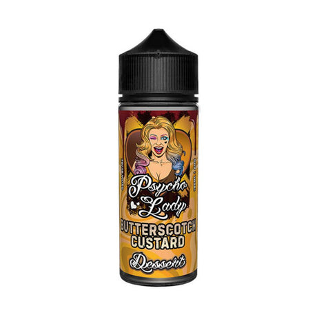 Butterscotch Custard Shortfill E-Liquid by Psycho Lady