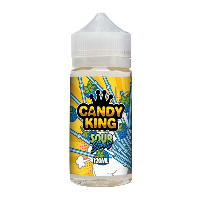 Sour Straws 100ml Shortfill E-Liquid by Candy King